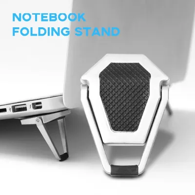 Portable Laptop Stand Adjustable Folding Notebook Holder for Cooling and Ergonomics